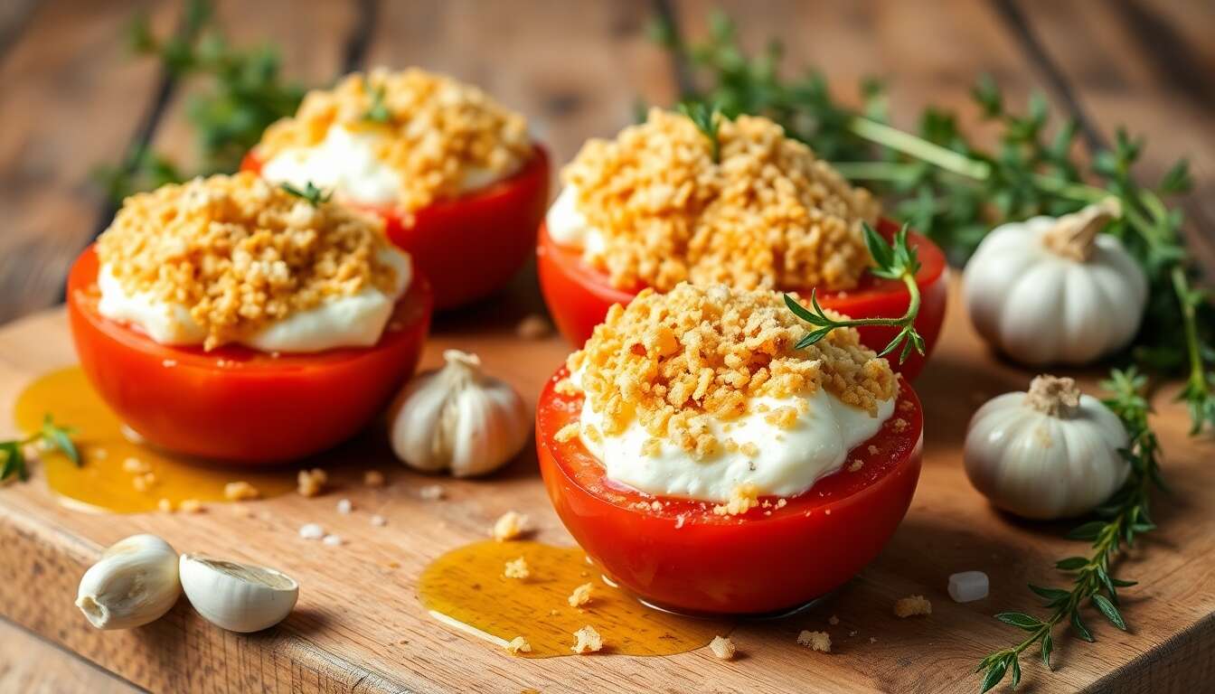 Recette de tomates farcies au chèvre frais