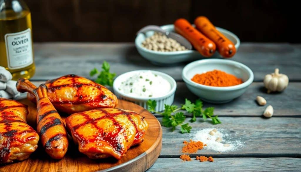 Poulet merguez au barbecue : recette facile et rapide