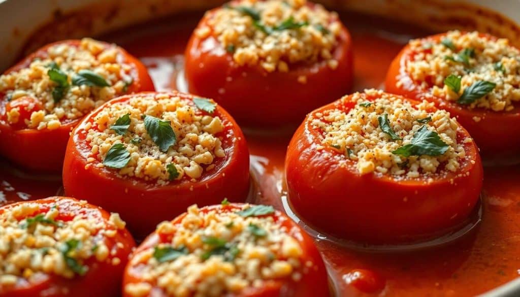 Tomates persillées au four : recette traditionnelle de grand-mère