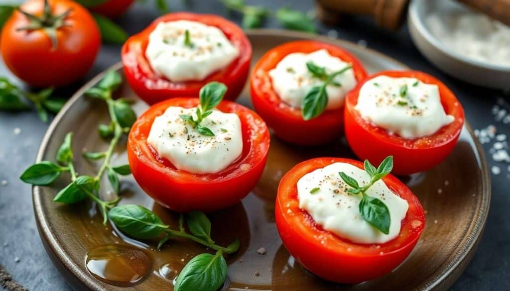 Recette de tomates farcies au fromage blanc
