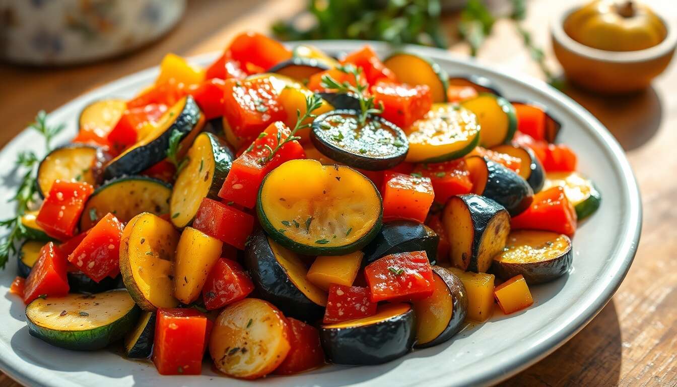 Ratatouille minceur au Airfryer : recette légère et savoureuse