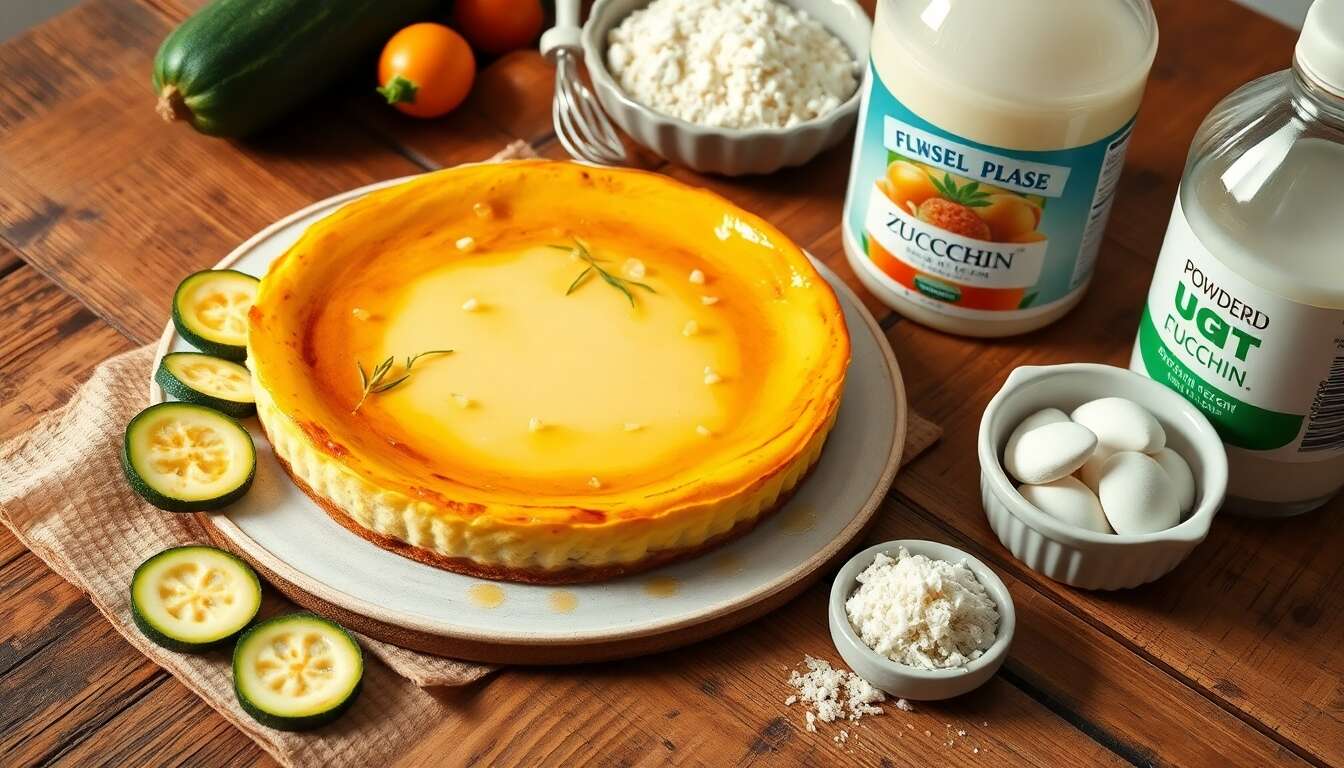 Flan de courgettes facile : recette gourmande et rapide