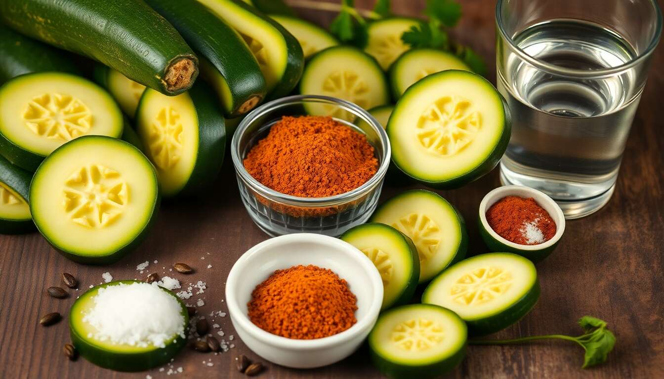 Recette de pickles de courgettes au curry : saveurs épicées maison