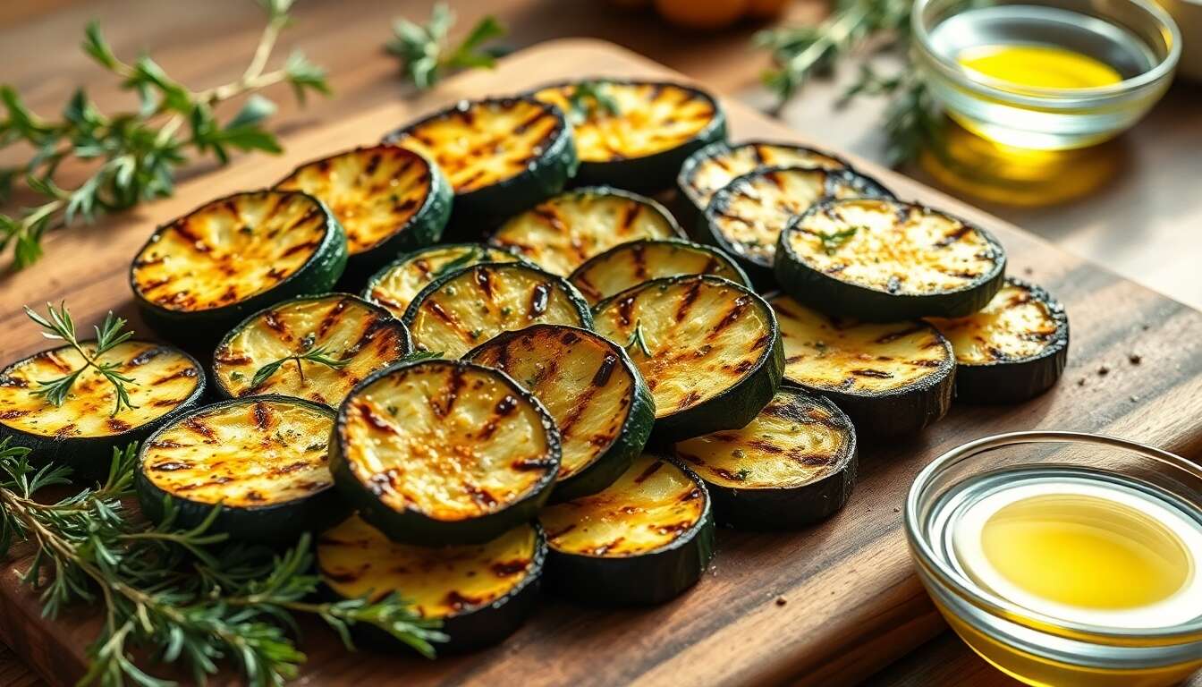 Courgettes grillées au four : une recette savoureuse et facile