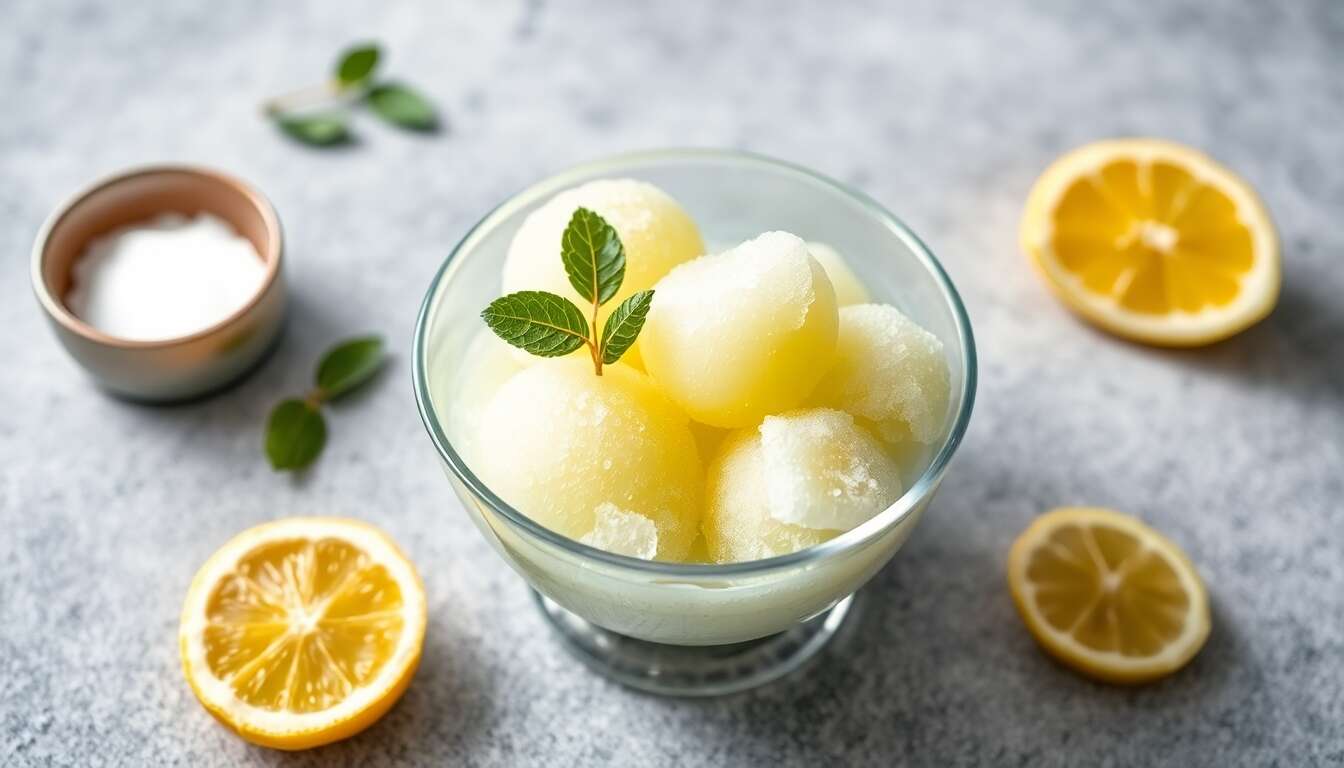 Sorbet à la verveine au Thermomix : recette facile et rafraîchissante