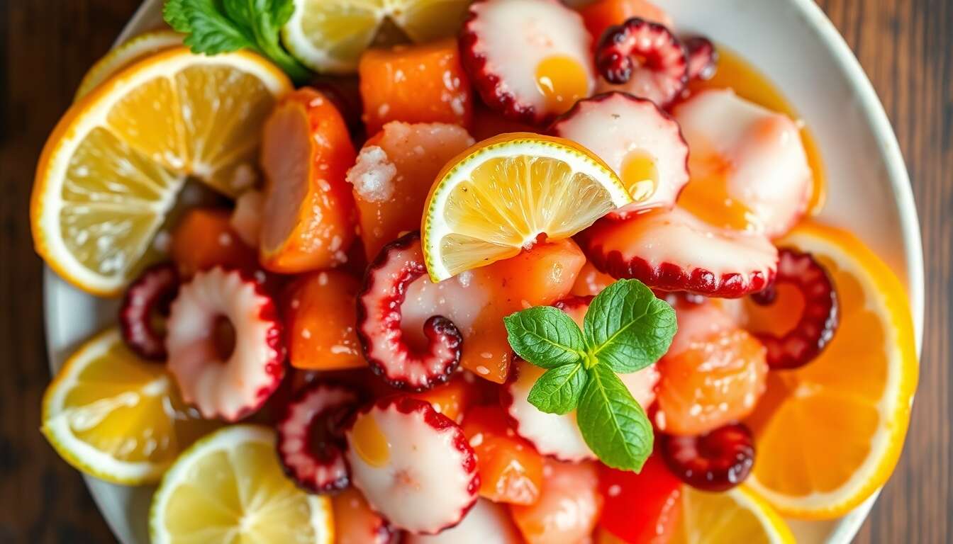 Ceviche de poulpe : recette fraîcheur et exotisme