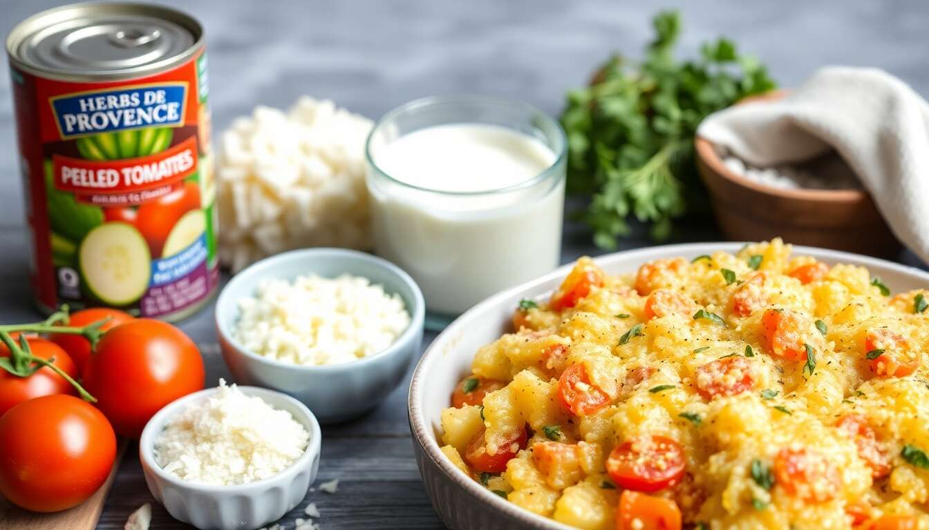 Gratin de courgettes et tomates : recette facile et savoureuse