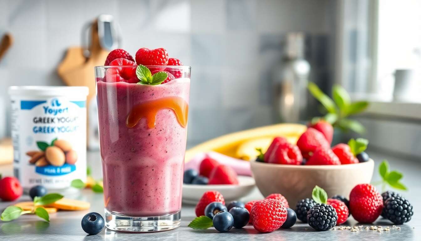 Smoothie aux fruits des bois : recette facile et rafraîchissante