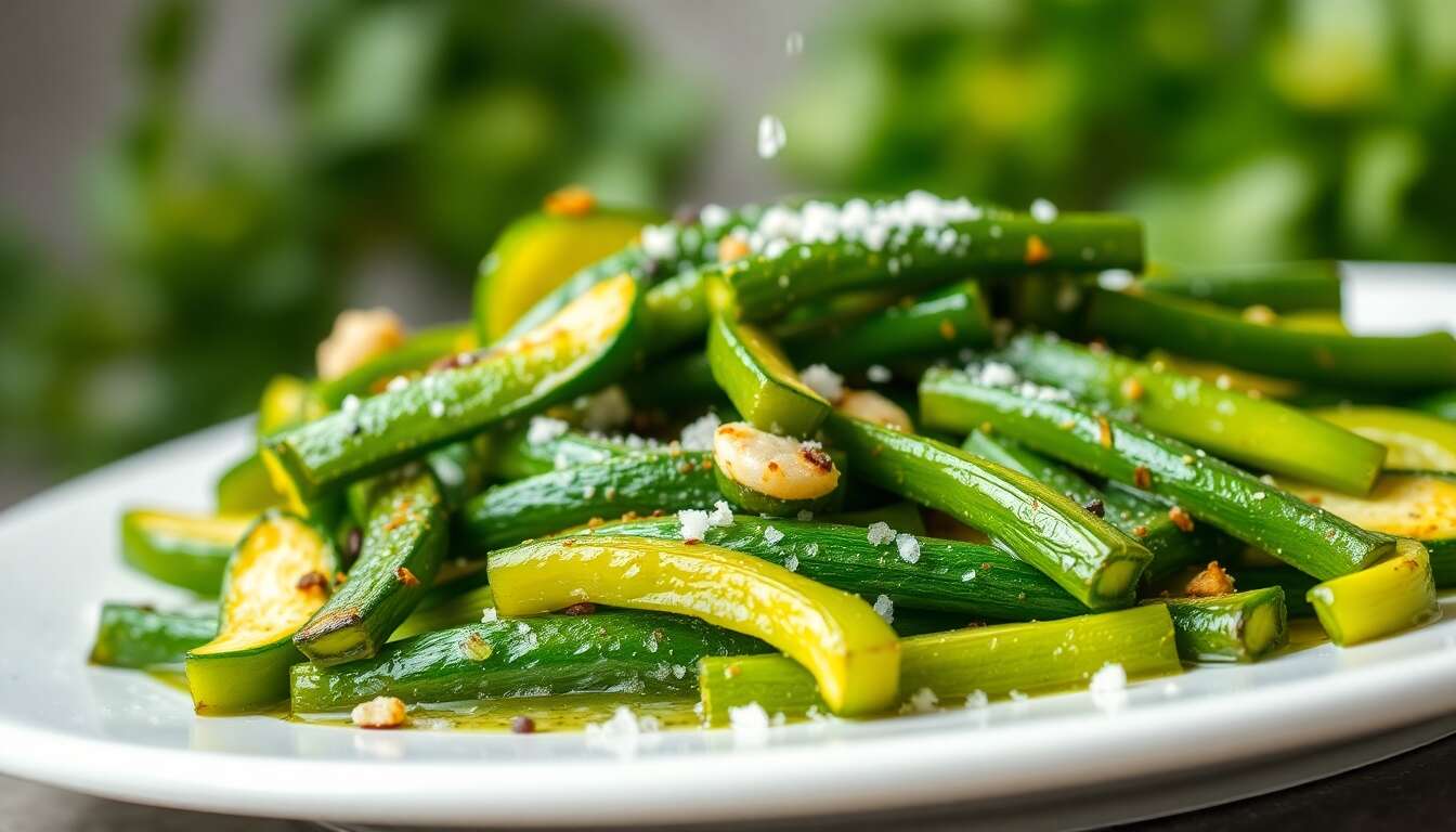 Courgettes à la poêle : recette facile et savoureuse