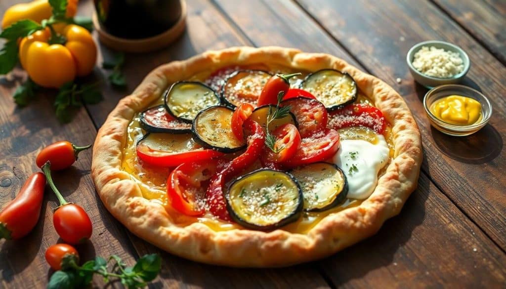 Tarte aux légumes du soleil : recette savoureuse et colorée