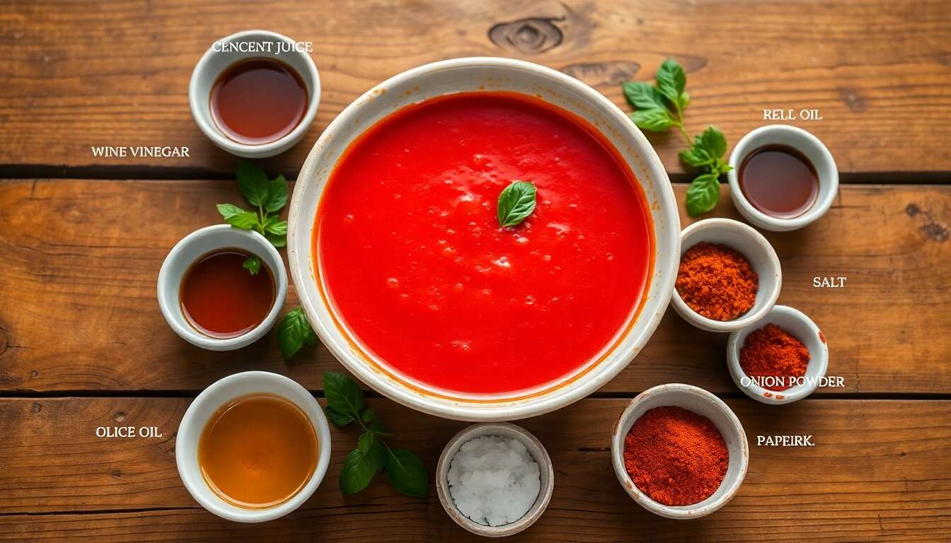 Recette authentique du gaspacho