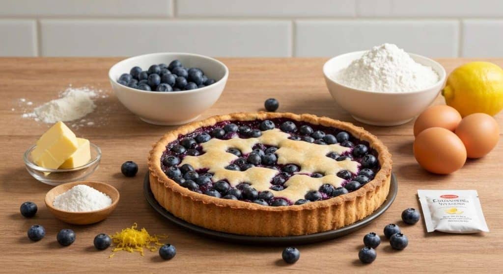 Tourte des Pyrénées aux myrtilles : une recette gourmande