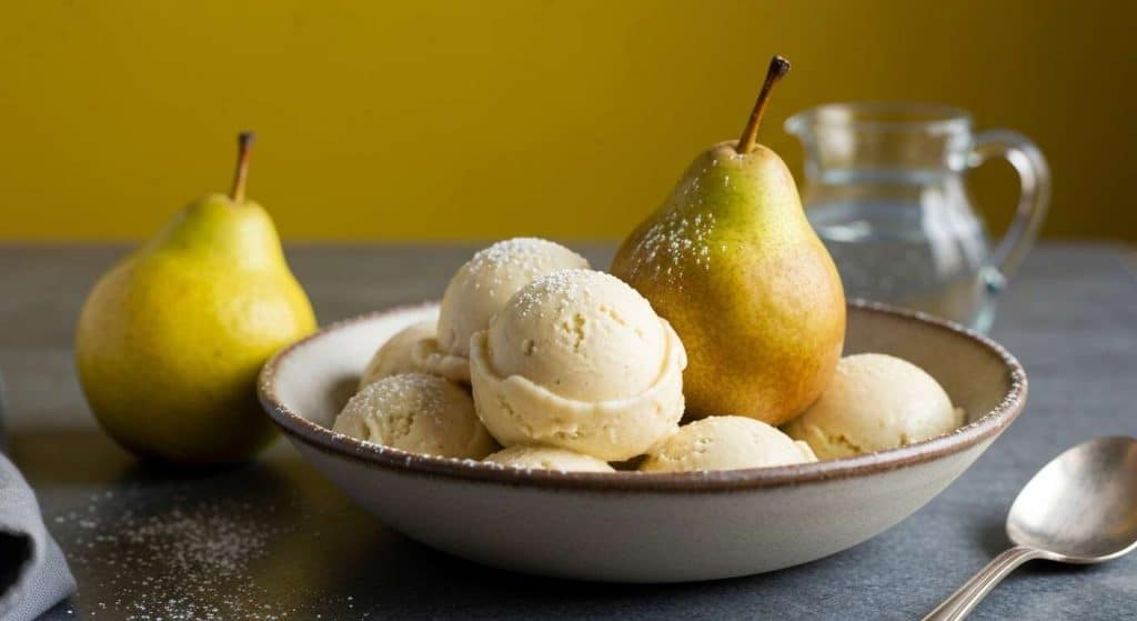 Sorbet à la poire Williams : recette facile et rafraîchissante