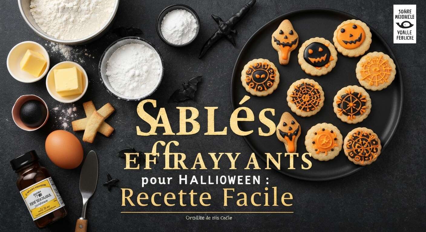Sablés Effrayants pour Halloween : recette Facile