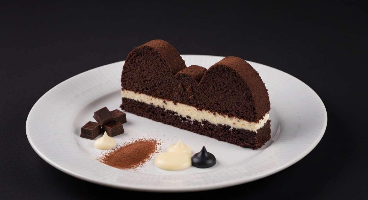 Recette d'entremets chauve-souris au chocolat