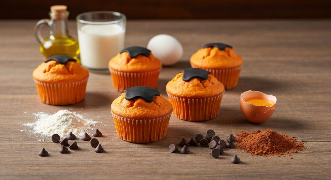 Muffins d'Halloween : recette Gourmande et Facile