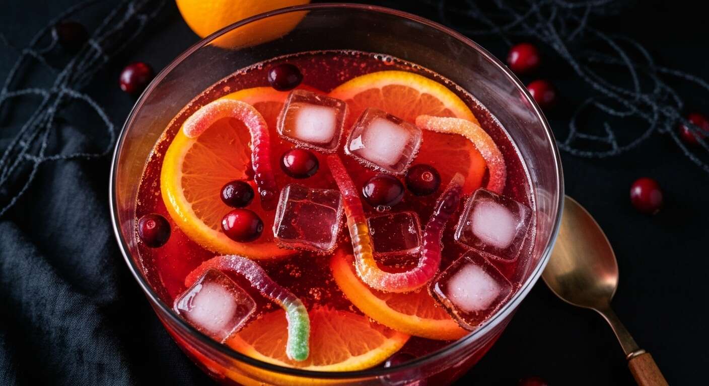 Punch d'Halloween facile : recette rapide et effrayante
