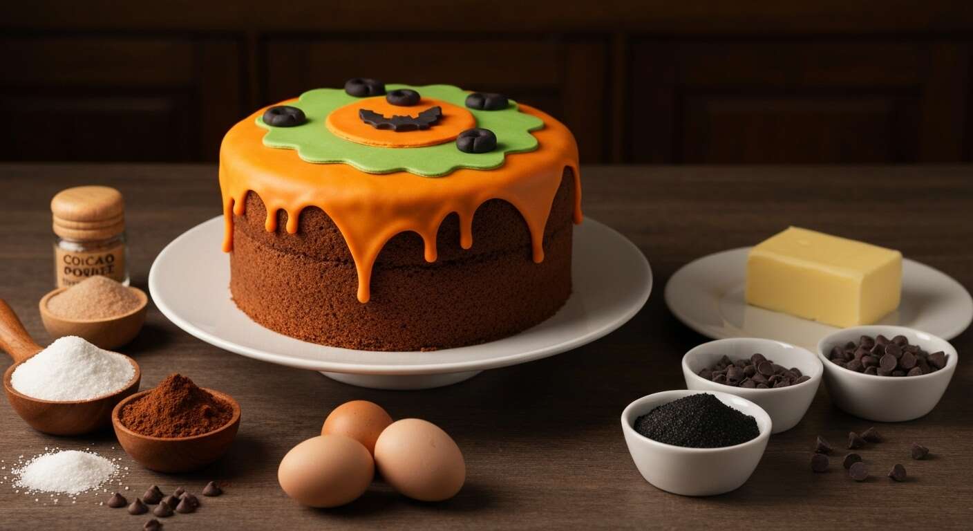 Gâteau d'Halloween : recette effrayante et délicieuse