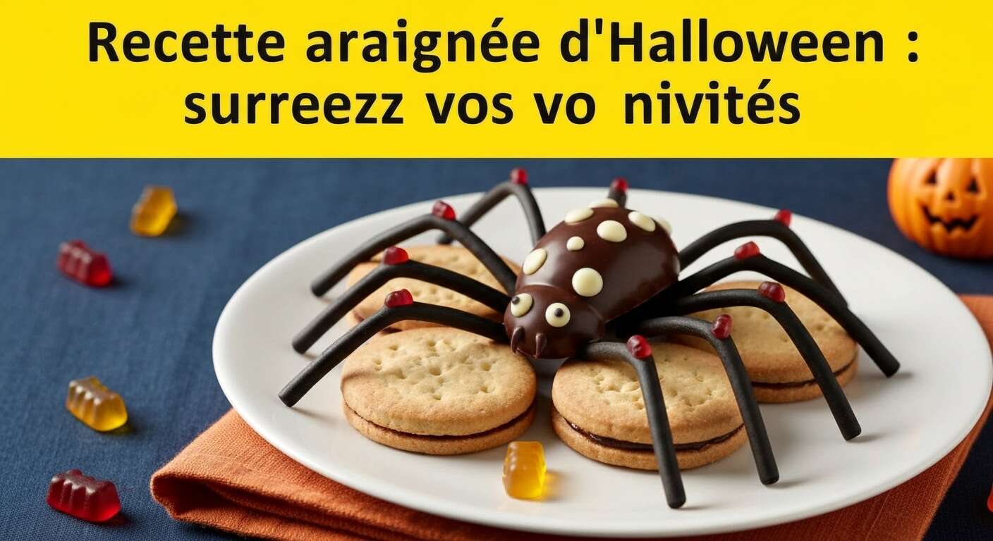 Recette araignée d'Halloween : surprenez vos invités