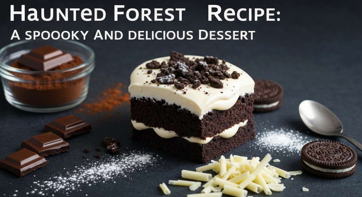 Recette de la Forêt Hantée : un Dessert Effrayant et Délicieux