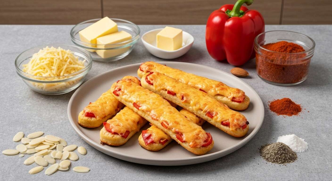 Doigts de sorcière d'Halloween au fromage et poivron rouge : recette effrayante et savoureuse