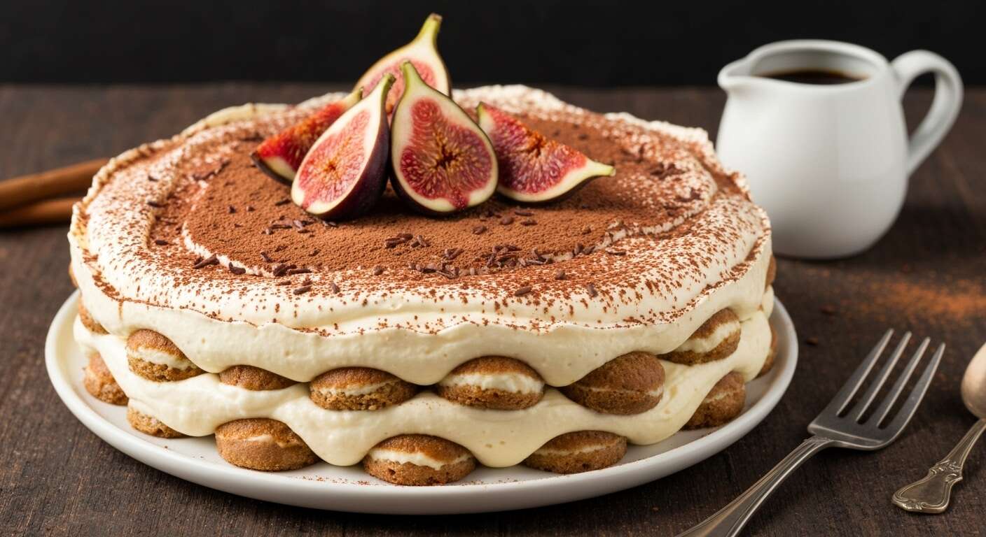 Tiramisu aux figues et spéculoos : recette gourmande