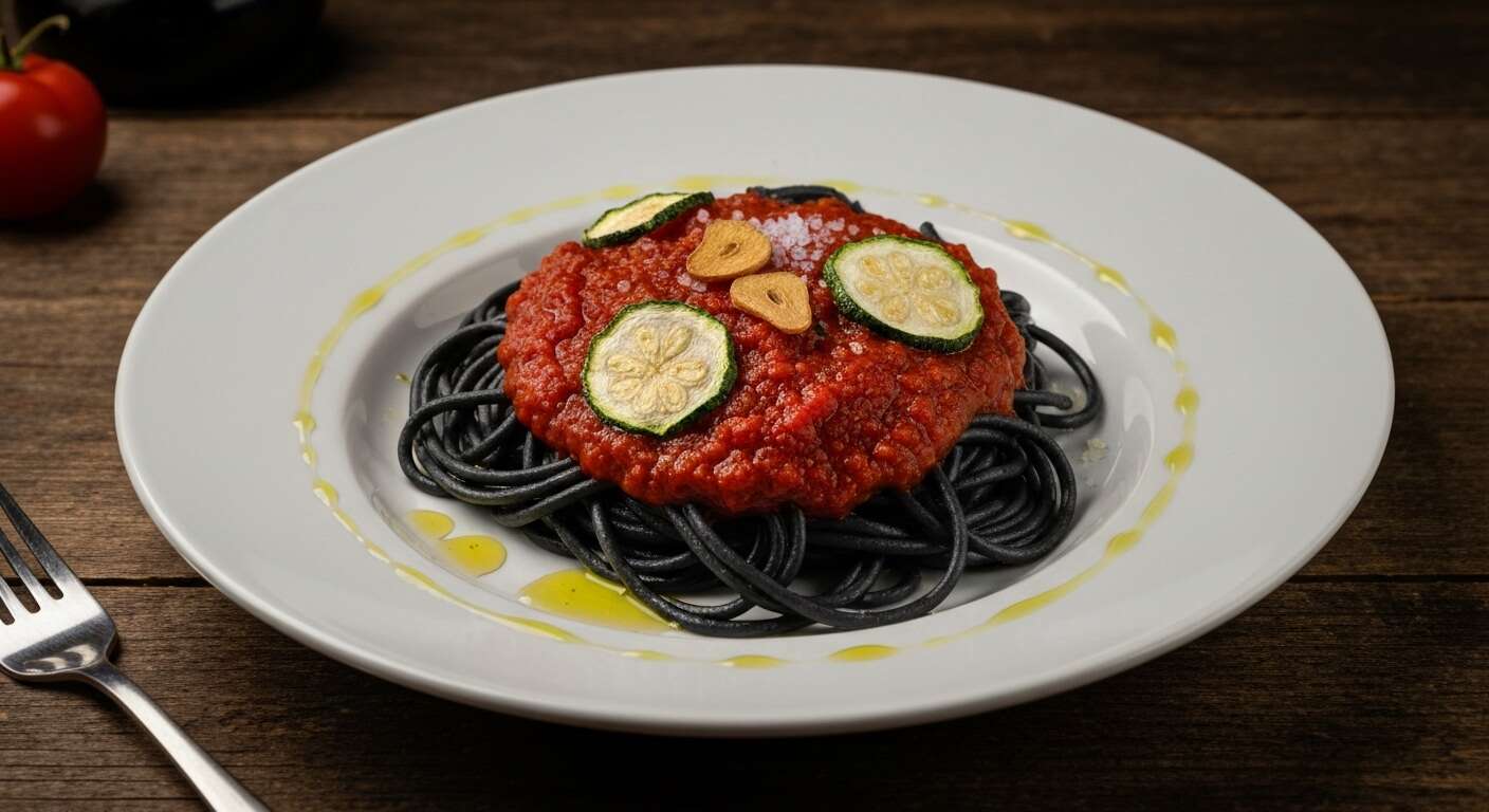 Spaghettis maléfiques à la courgette et sauce rouge sang : une recette terrifiante pour Halloween