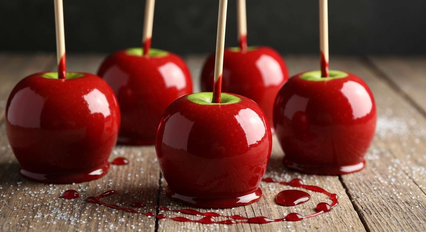 Pommes d'amour ensorcelées : recette gourmande pour Halloween