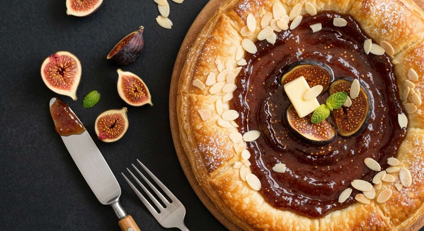 Tarte fine aux figues de Cyril Lignac : recette facile et gourmande