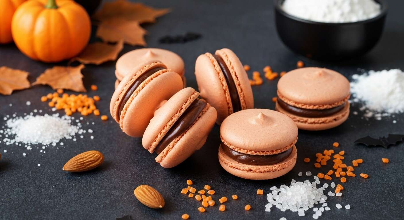 Recette de macarons d'Halloween faciles et savoureux