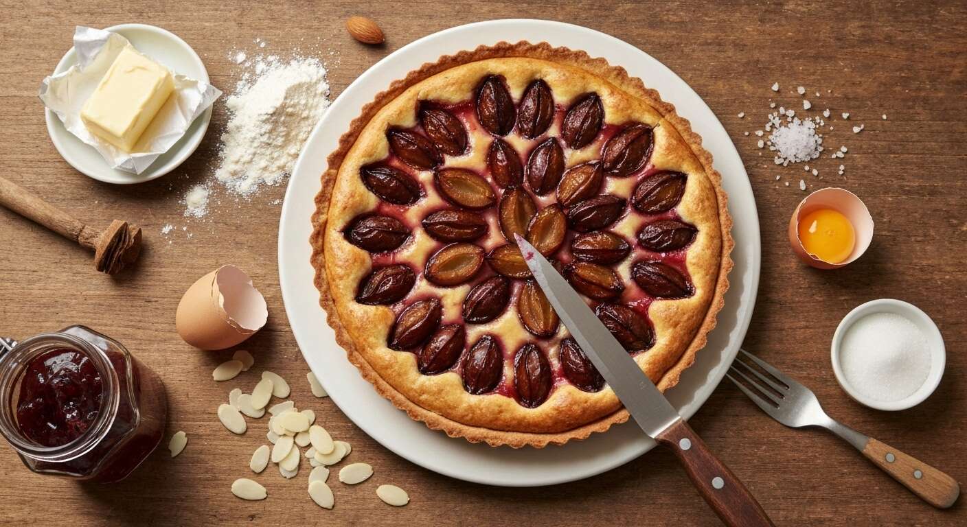 Tarte aux prunes de Michel : une recette gourmande