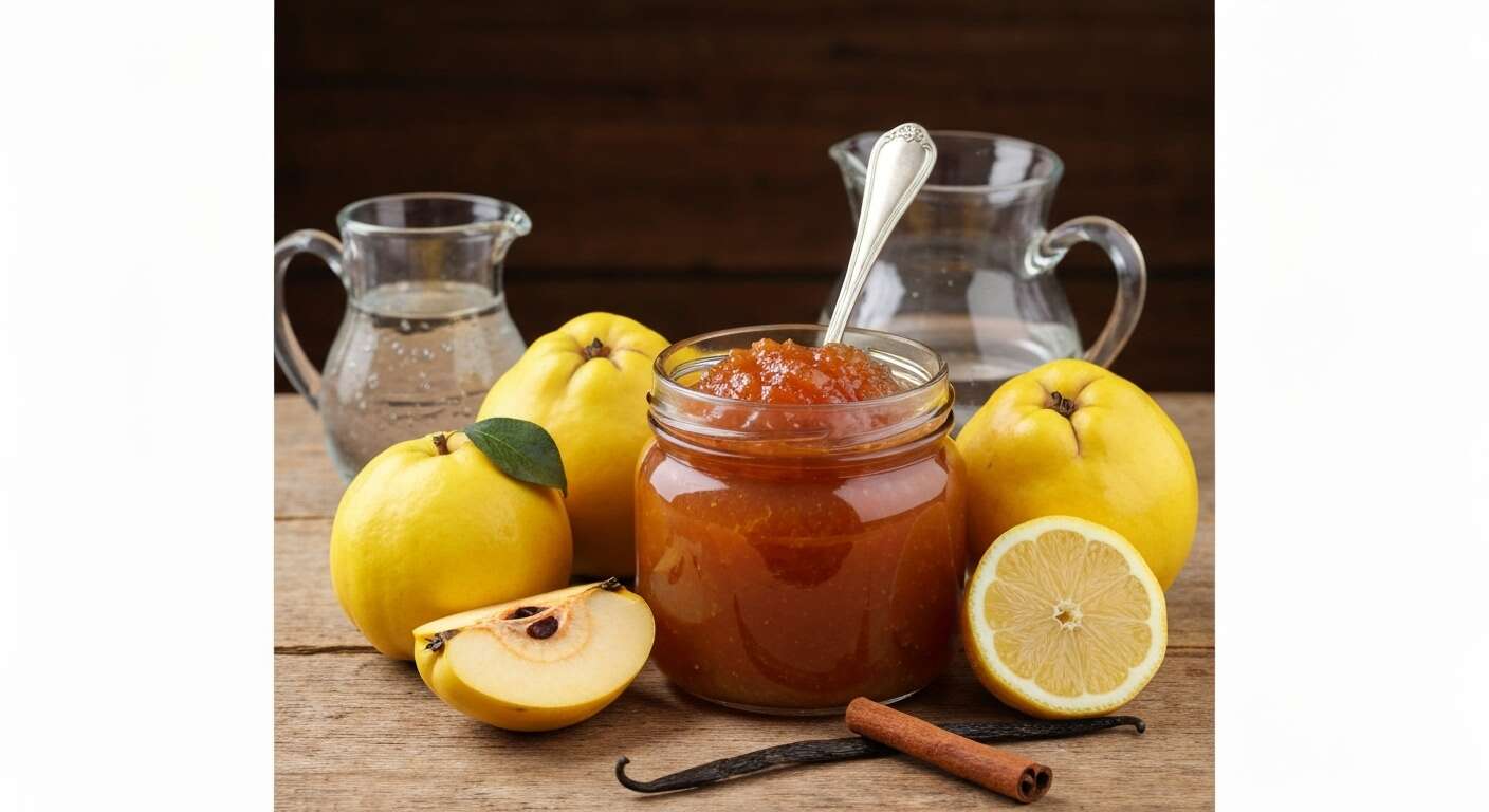 Confiture de coings sans sucre : recette saine et savoureuse