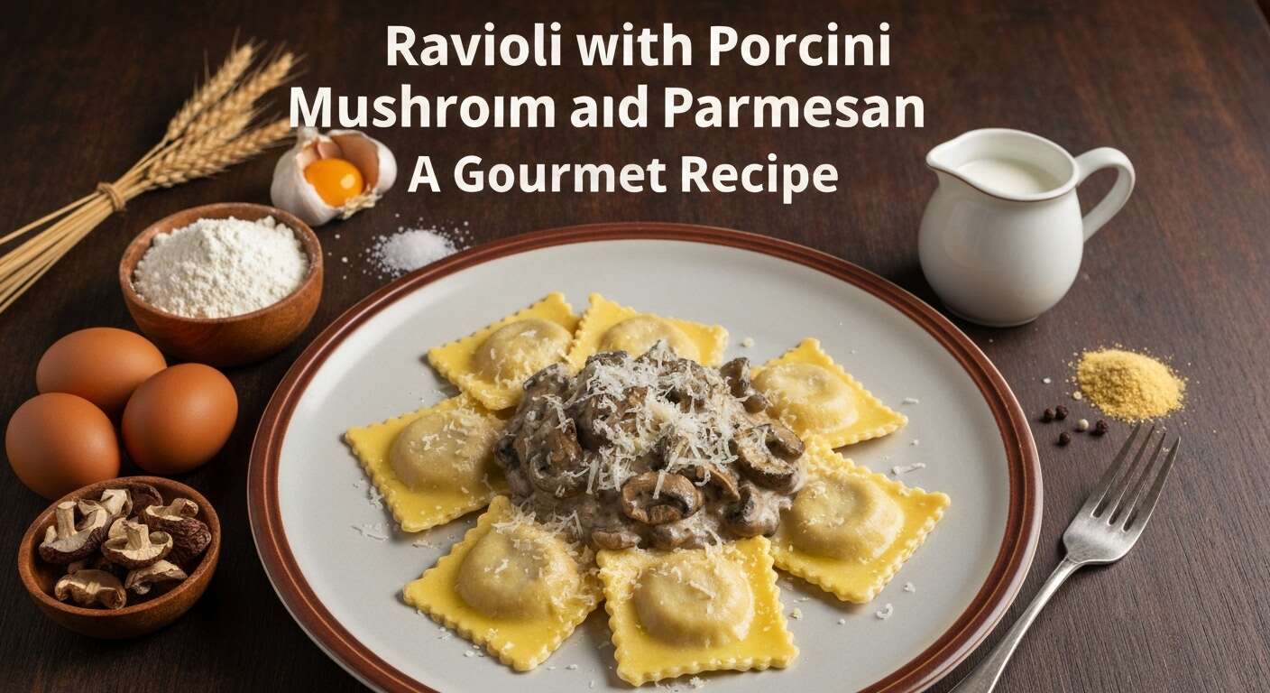 Ravioles de cèpes au Parmesan : recette gourmande