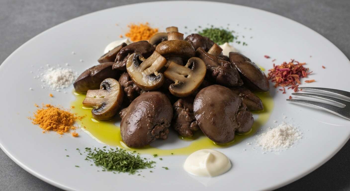 Poêlée de cèpes et foies de volaille : recette gourmande