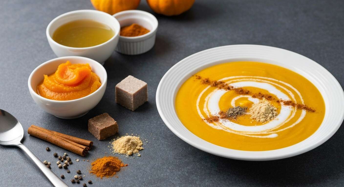 Soupe de potiron épicée : recette savoureuse et réconfortante