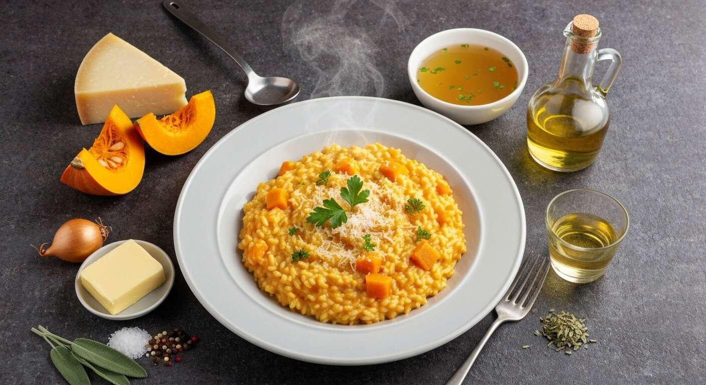 Risotto de citrouille crémeux : une recette savoureuse