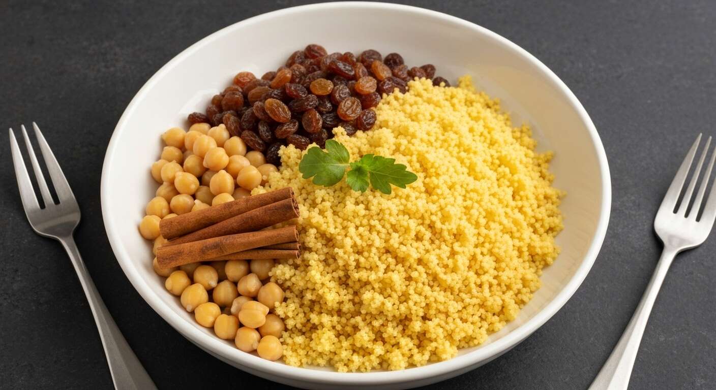 Couscous aux légumes d'automne et raisins secs : recette savoureuse