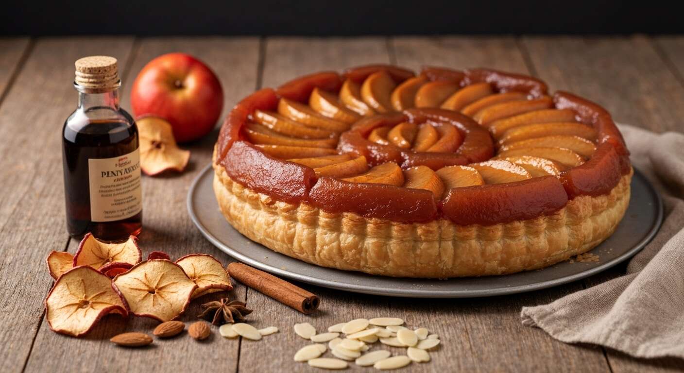 Tarte Tatin aux Pommes et Amandes : recette Gourmande