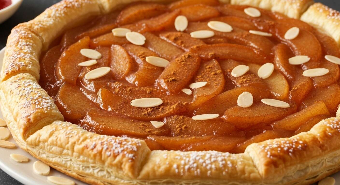 Tarte à la compote de pommes : recette gourmande et facile