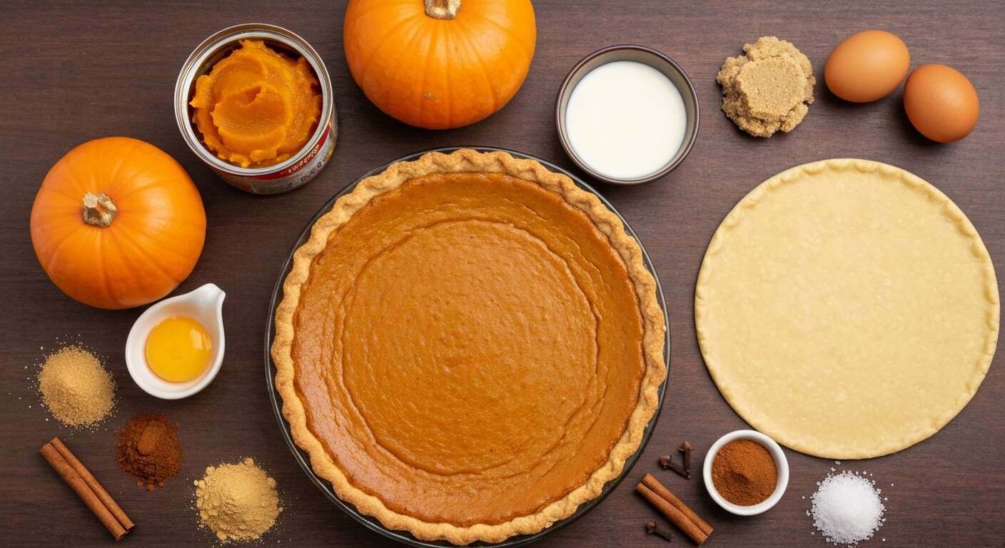 Recette facile de Pumpkin Pie avec restes de citrouille