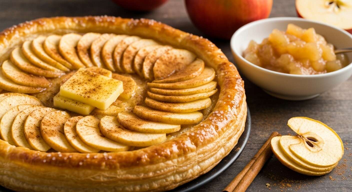 Tarte aux pommes à l'ancienne : recette authentique