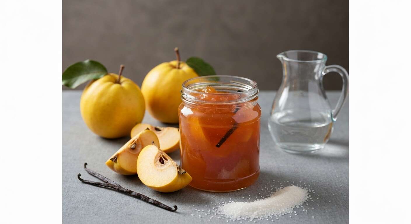 Gelée de coings à la vanille : recette facile et parfumée