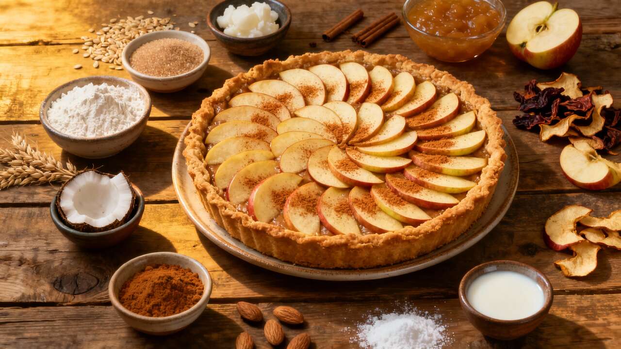 Tarte aux pommes vegan : la recette gourmande sans œufs ni lait