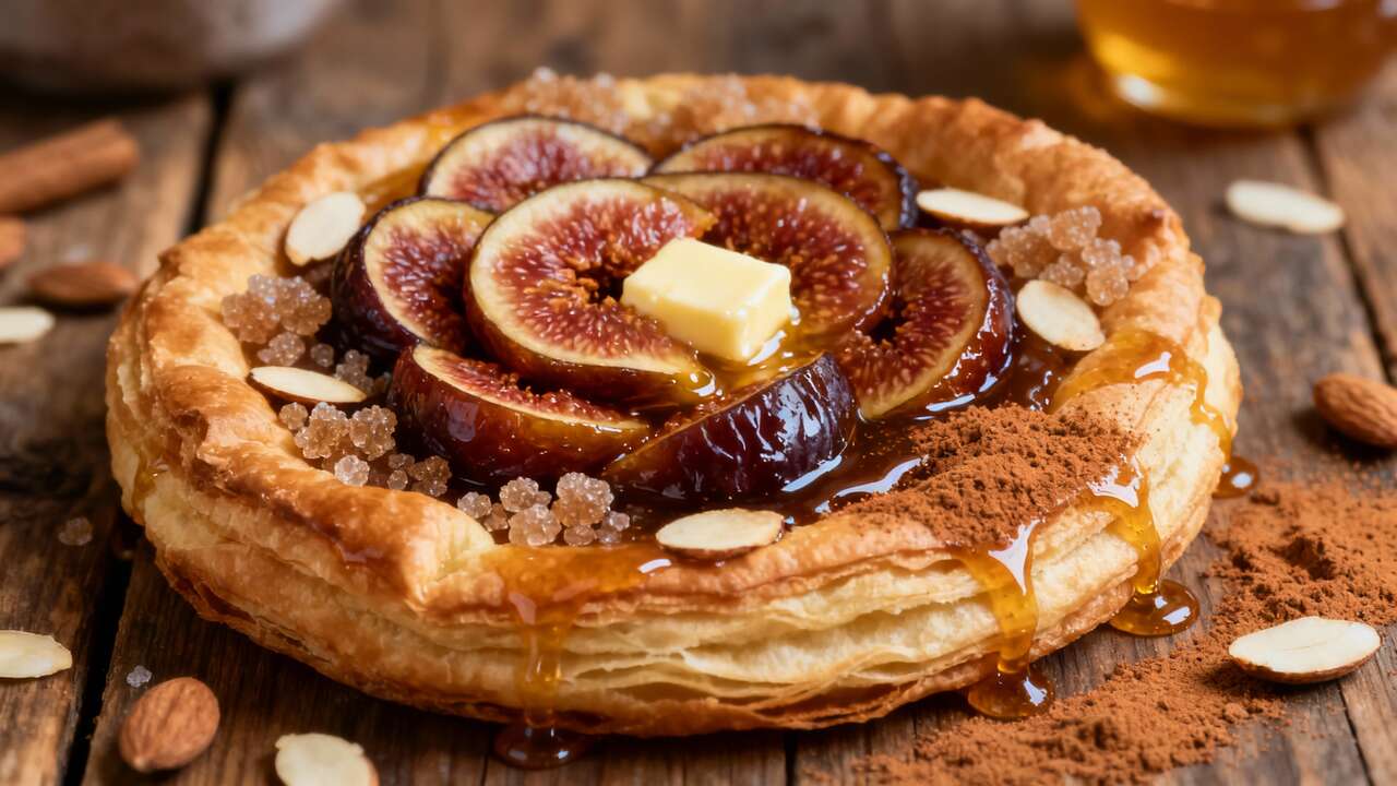 Tarte aux figues rôties : recette gourmande facile
