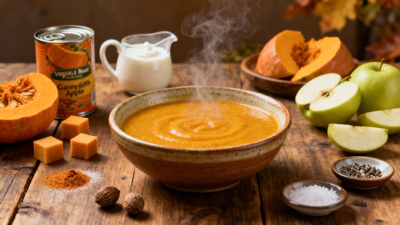 Recette de soupe citrouille et pomme Granny Smith : un délice automnal