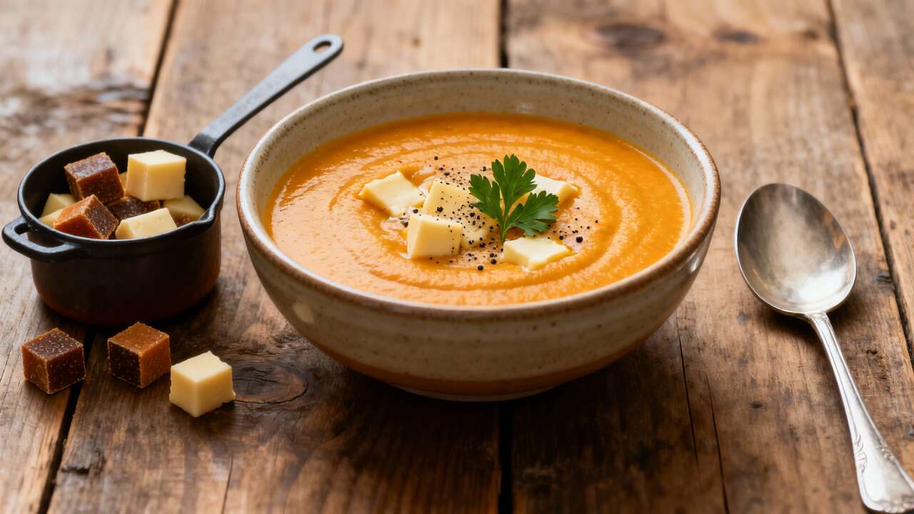 Velouté de potiron au Kiri avec Thermomix : recette facile