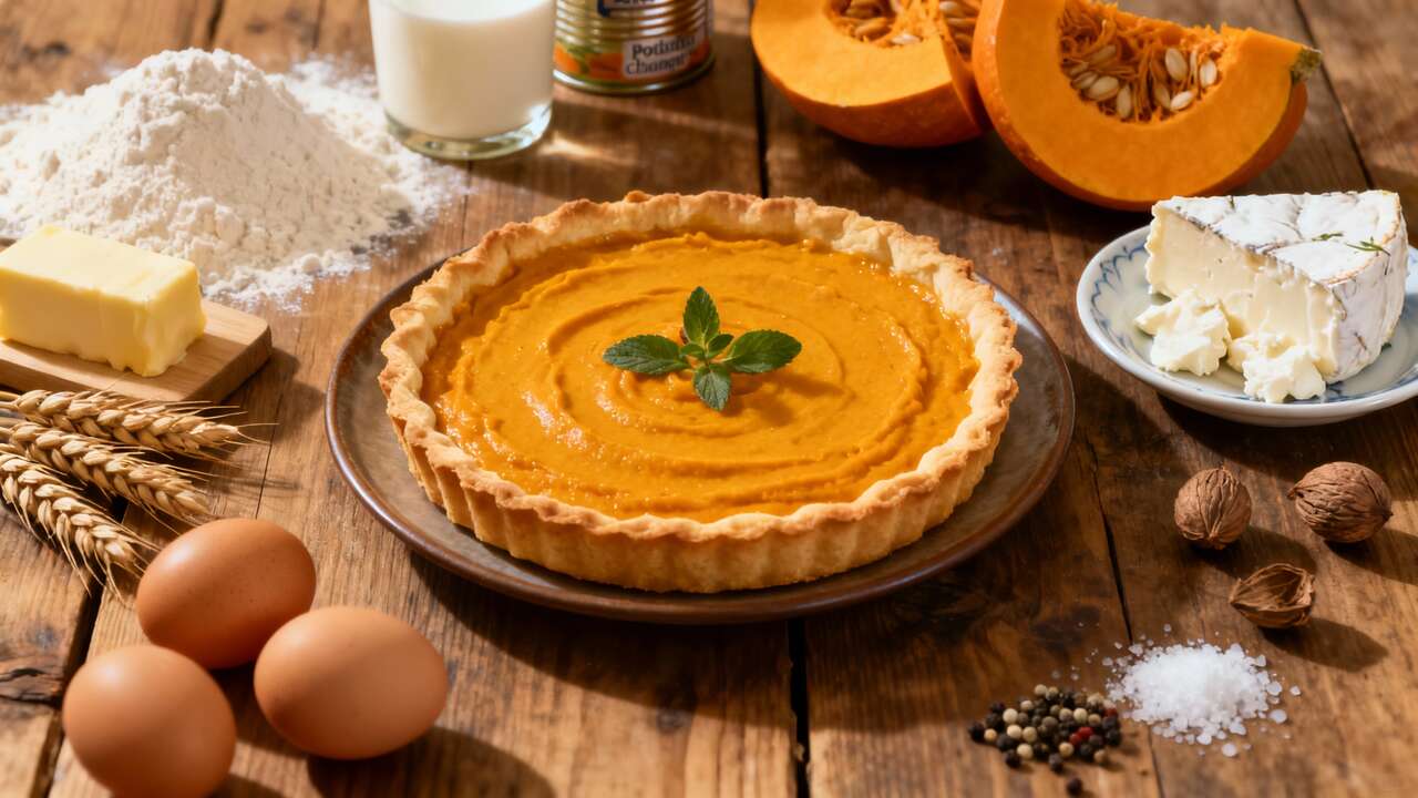 Tartelette au potimarron et chèvre : recette gourmande
