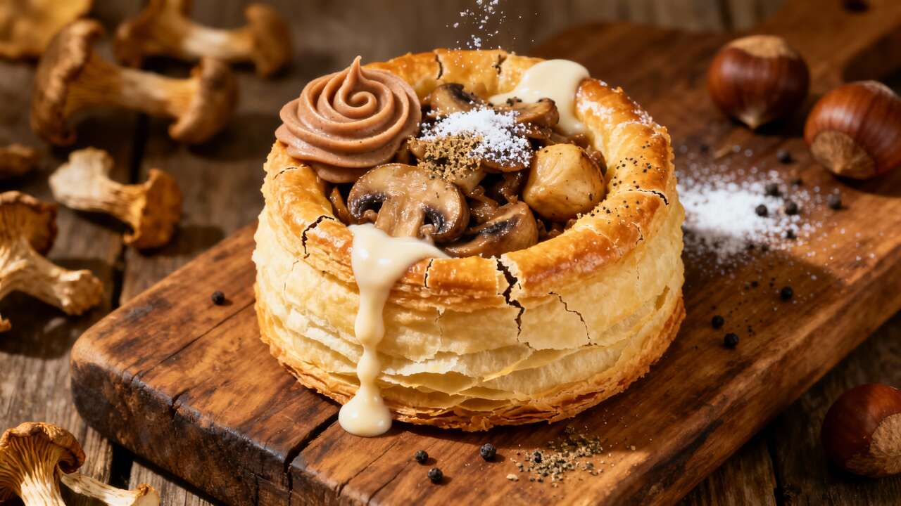 Vol-au-vent d'automne : recette gourmande et réconfortante