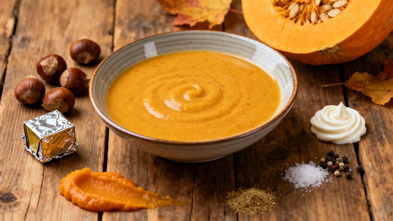 Soupe au potiron et marrons : recette réconfortante d'automne