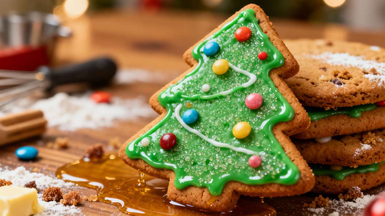 Sapin de Noël pain d'épices : recette gourmande